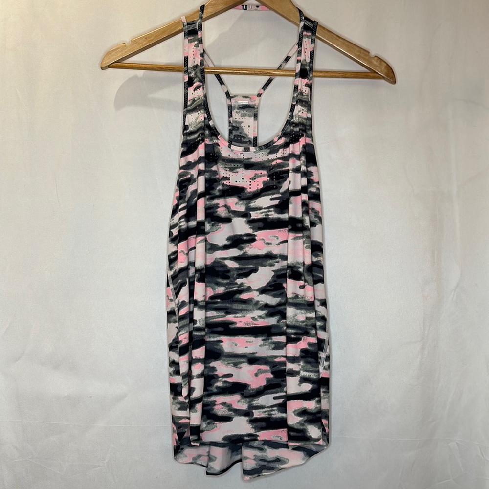 LULULEMON Camo pink racer back tank 4